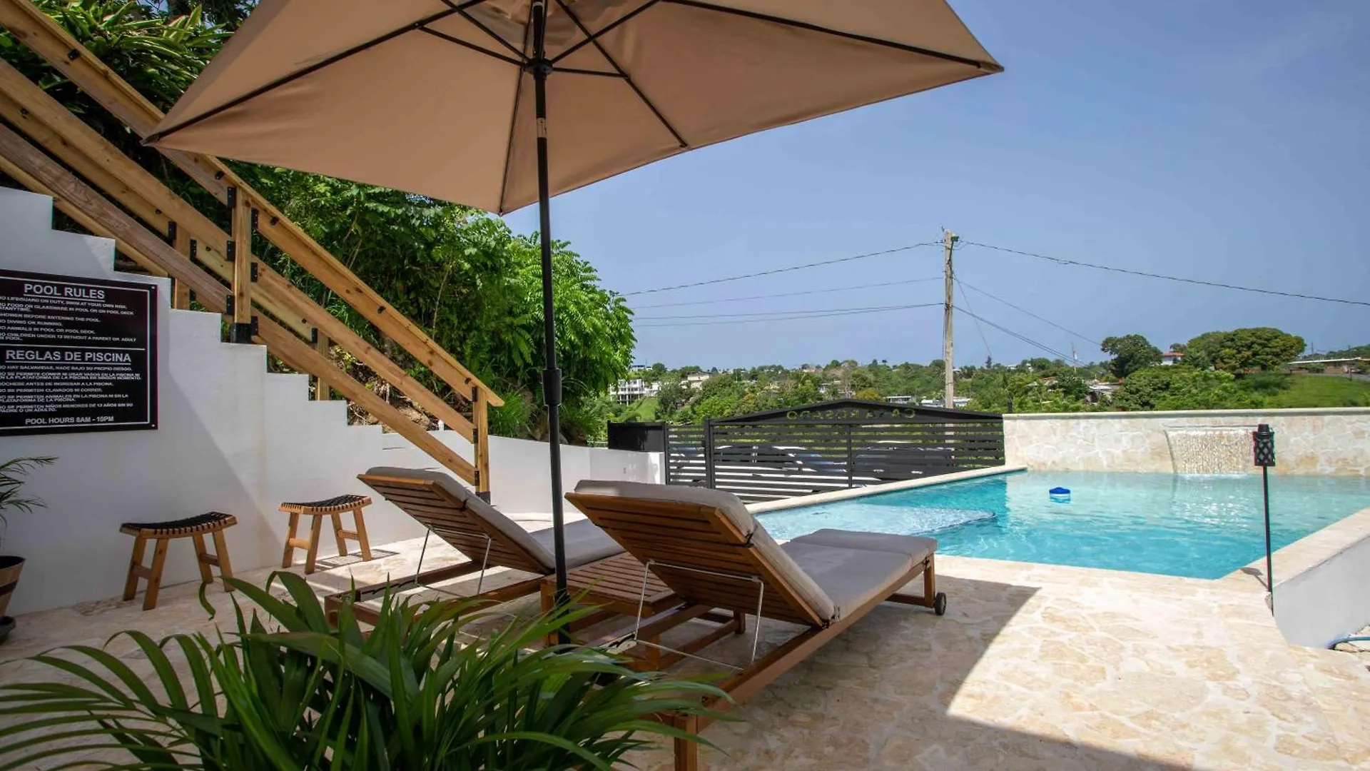 公寓 Casa Rosado Rincon Rayo Suite Mountain View Pool 波多黎各