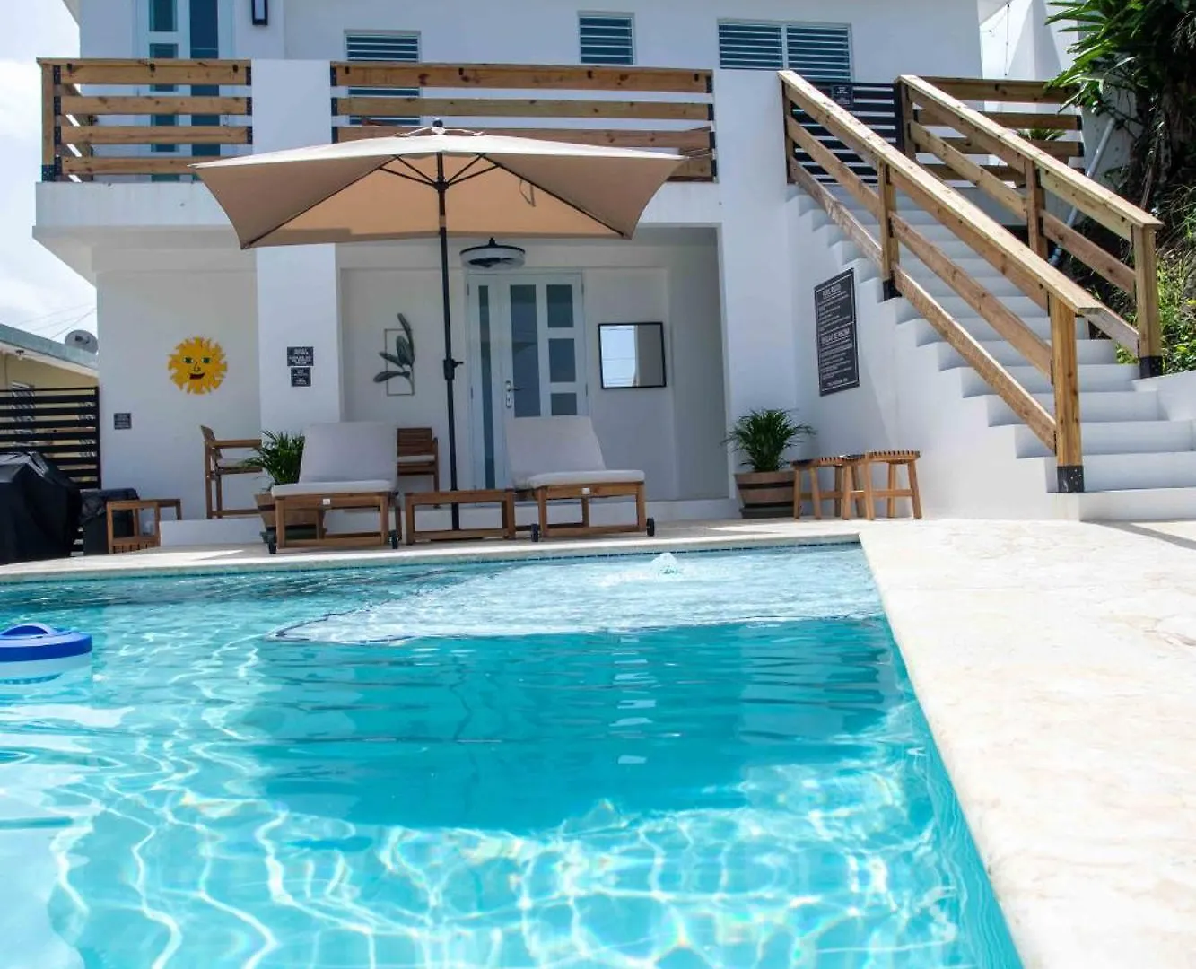 公寓 Casa Rosado Rincon Rayo Suite Mountain View Pool 波多黎各